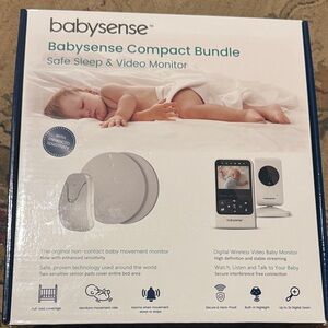 BNIB Babysense 7 Compact Bundle Safe Sleep & Video Monitor - White